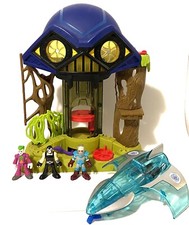 Imaginext DC Super Friends Hall of Doom brinquedo conjunto de brinquedo Fisher-Price com avião, usado comprar usado  Enviando para Brazil