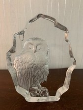 Bloc chouette cristal d'occasion  Baccarat