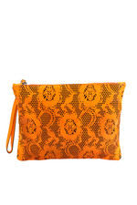 Bolsa de mão Christopher Kane feminina texturizada forrada com zíper estampada quadrada laranja SO comprar usado Bolsa de mão Christopher Kane feminina texturizada forrada com zíper estampada quadrada laranja SO comprar usado  Enviando para Brazil