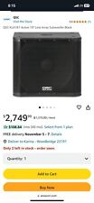 Qsc kw181 1000w for sale  Washington