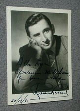 RENATO RASCEL  AUTOGRAFO CON DEDICA SU FOTOGRAFIA 1951, usado comprar usado  Enviando para Brazil