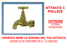 Rubinetto ottone pesante usato  Teramo