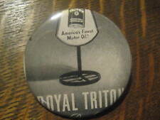 Usado, Óleo de motor Royal Triton vintage 1951 Life Magazine broche botão anúncio $20 comprar usado  Enviando para Brazil
