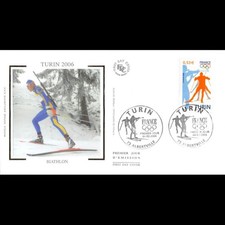 FDC soie - J.O. d'hiver de Turin - oblit Albertville 4/2/06 comprar usado FDC soie - J.O. d'hiver de Turin - oblit Albertville 4/2/06 comprar usado  Enviando para Brazil