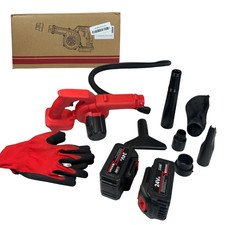 Mini aspirador soprador de folhas sem fio 2 em 1 com bateria e carregador de 4,0Ah - Vermelho comprar usado  Enviando para Brazil