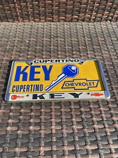 Usado, Quadro raro de placa de licença Cupertino KEY Chevrolet Dealer Corvette C1 C2 C3 comprar usado  Enviando para Brazil