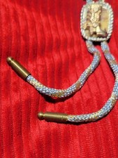 Vintage Western Bolo Tie Bota Cowboy Dourada em Pedra Polida Base Prata/Dourada comprar usado  Enviando para Brazil