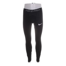 Nike Pro, legginsy sportowe, rozmiar: L, czarny/szary, elastan/poliester, satyna #GZG na sprzedaż  PL
