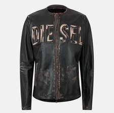 men diesel jacket leather for sale  CHESTERFIELD