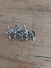 Vintage marcasite brooch for sale  DISS