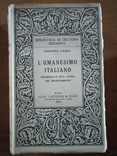 Umanesimo italiano vita usato  Catania