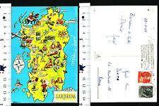 Folklore cartina geografica usato  Italia