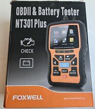 Foxwell NT301 PLUS OBD2 Y PROBADOR DE BATERÍA HERRAMIENTA DE DIAGNÓSTICO segunda mano  Embacar hacia Mexico