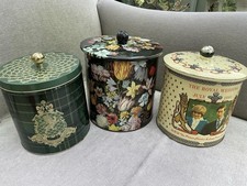 Biscuit barrel tin for sale  ROMSEY