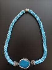 Collana con cristalli usato  Novoli