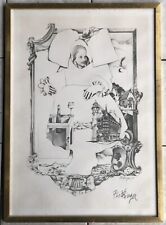 Affiche dessin original d'occasion  Metz-