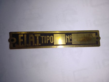 Nameplate sign fiat d'occasion  Expédié en Belgium