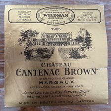 étiquette château cantenac d'occasion  Toul