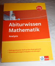 Abiturwissen mathematik analys gebraucht kaufen  Sindelfingen