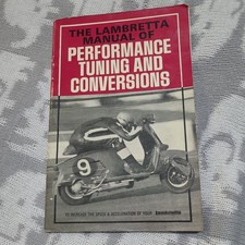 Original lambretta manual for sale  WIGAN