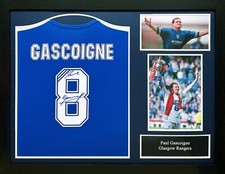 Framed paul gascoigne for sale  MANCHESTER