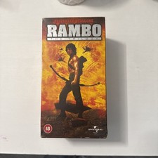Rambo trilogy vhs for sale  LEYLAND