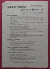 Luftschutz merkblatt reichsluf gebraucht kaufen  Zittau