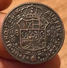 Moneta escudos 1792 usato  Olbia
