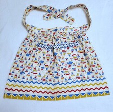 Meio avental infantil vintage feito à mão tecido retrô culinária artes e artesanato pintura comprar usado  Enviando para Brazil