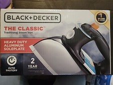 Black & Decker The Classic Iron Steam Dry F67E com caixa e desligamento automático manual, usado comprar usado  Enviando para Brazil