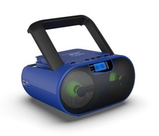 RIPTUNES CD Player Boombox Portátil AM/FM Bluetooth Boombox MP3/CD USB Azul UBO comprar usado  Enviando para Brazil