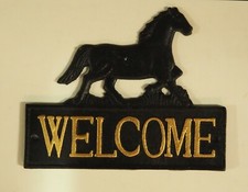 Welcome schild gußeisern gebraucht kaufen  Mainz
