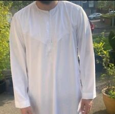 Mens thobe white for sale  BRADFORD