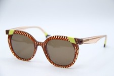NOVO ÓCULOS DE SOL FACE A FACE BOCCA XADREZ 2 COL 6300 MARROM AMARELO AUTÊNTICO 52-20 comprar usado  Enviando para Brazil