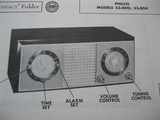 FOTOFATO DE RÁDIO PHILCO 53-800 & 53-804 comprar usado  Enviando para Brazil