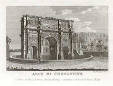 Arco costantino incisione usato  Città di Castello