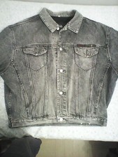 Giubbotto jeans grigio usato  Udine