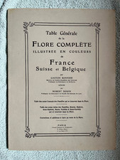 Table générale flore d'occasion Table générale flore d'occasion  Caraman