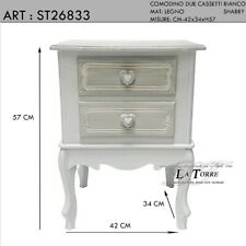 Comodino stile shabby usato  Messina