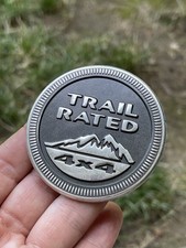 Adesivo logotipo emblema Jeep Trail classificação 4x4 Fender fabricante de equipamento original Liberty Cherokee comprar usado  Enviando para Brazil