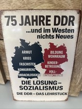 Blechschild ddr ddr gebraucht kaufen  Duisburg