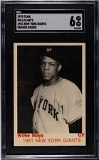 Willie Mays TCMA 1951 1975 New York Giants SGC 6 HOF San Francisco Giants Pop 2 segunda mano  Embacar hacia Mexico