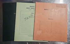 Hoja de sellos como nuevos libros archivados grupo de 3 (usados) segunda mano  Embacar hacia Mexico