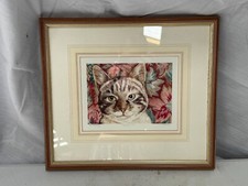 Vintage tapestry cat for sale  PRESTON