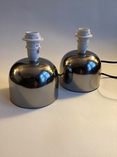 Pair chrome silver for sale  SALISBURY