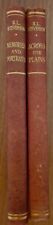 Antique 1920 Robert Louis Stevenson "Memories & Portraits" & "Across the Plains" comprar usado  Enviando para Brazil