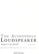 Audiophile loudspeaker anyone for sale  Mishawaka