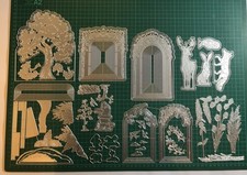 Tree card shape for sale Tree card shape for sale  POOLE