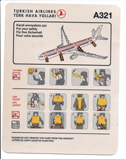 Safety card turkish d'occasion  Châteauneuf-en-Thymerais