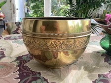 Jugendstil blumenübertopf mes gebraucht kaufen  Lübeck